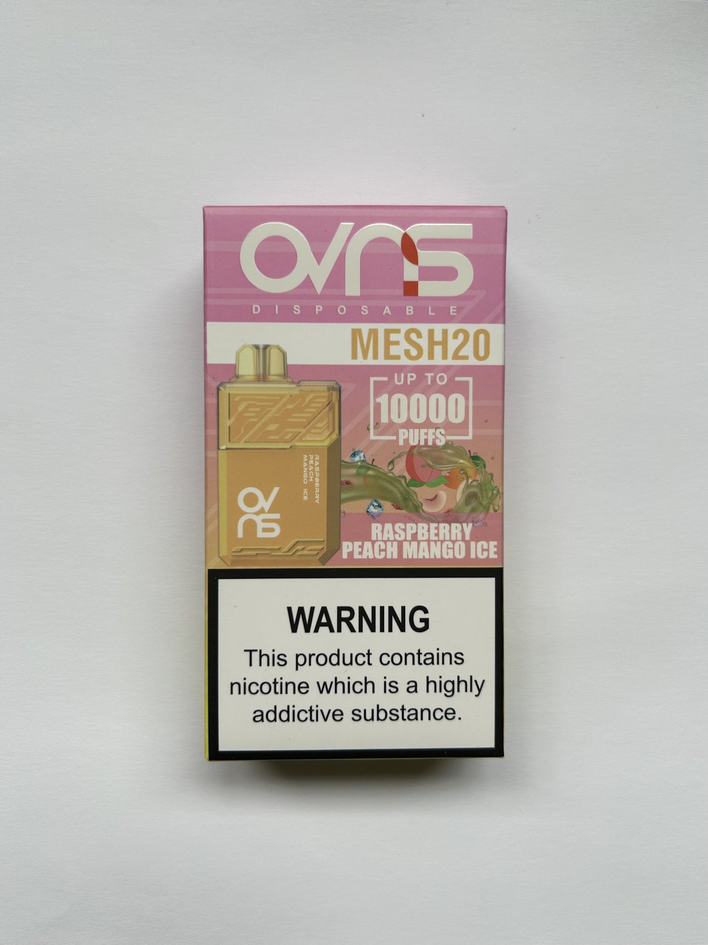 Raspberry Peach Mango Ice OVNS Mesh20