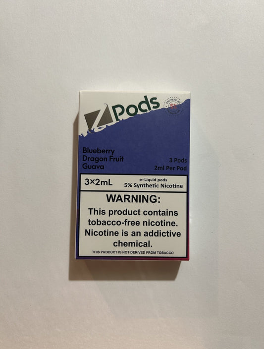 Blueberry Dragon Fruit Guava ZPods
