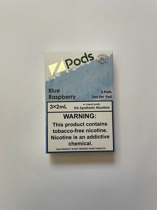 Z Pods Blue Raspberry ZPods – ZWholesale